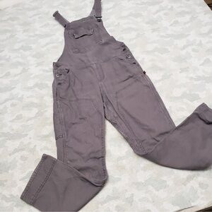 Women's Charcoal Denim Overalls